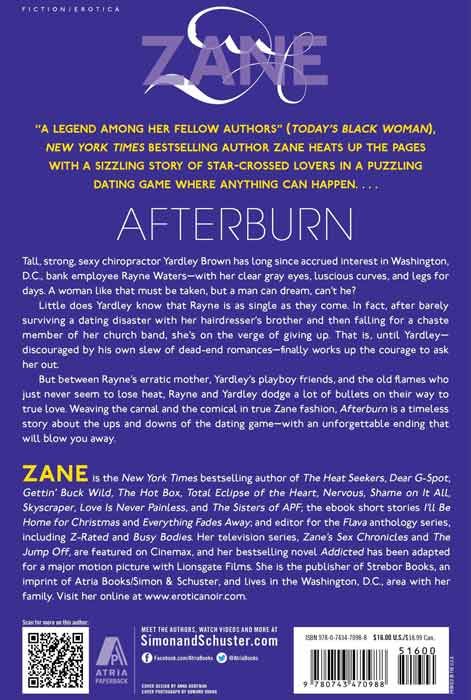 Zane&#039;s Afterburn (Back Cover)